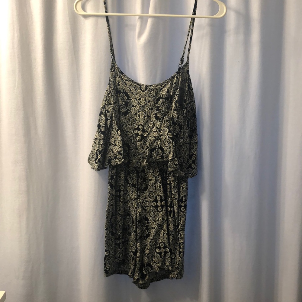 Black and White Romper